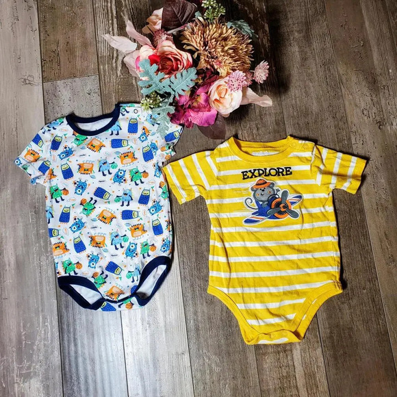 Toddler Boy Casual Bodysuit Top Bundle Size 24m NWOT - Picture 15 of 15